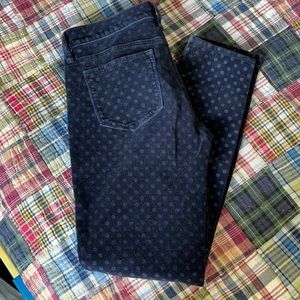 J Crew polka dot velvet pants